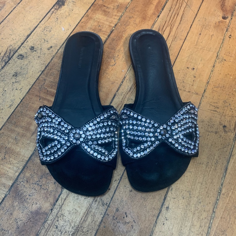 Rhinestone Isabel Marant Slide Sandals